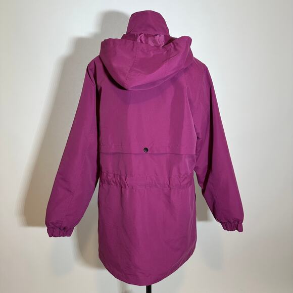 Serbin Sport Fuchsia Anorak Jacket Removable Fleece Liner Womens Size Small S - Picture 4 of 12